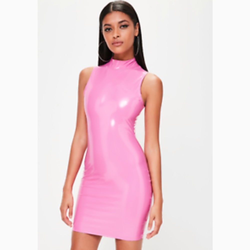 Misguided Vinyl Dress